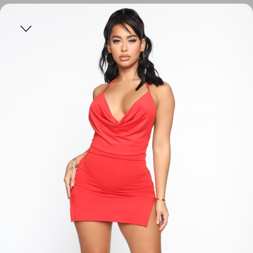 Brand new red mini dress